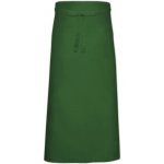 Link Kitchen Wear Bistro zástěra s přední kapsou X968T Bottle Green 100x100cm – Hledejceny.cz