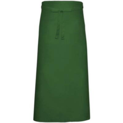 Link Kitchen Wear Bistro zástěra s přední kapsou X968T Bottle Green 100x100cm – Hledejceny.cz
