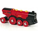 Brio Mohutná elektrická červená lokomotiva se světly – Zboží Mobilmania