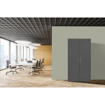 Respekta Skříňová kuchyně Peter 193 x 104 x 67 cm Šedý/Bílý – Sleviste.cz