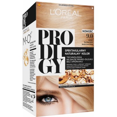 L'Oréal Prodigy barva na vlasy 9.0 slonová kost od 166 Kč - Heureka.cz
