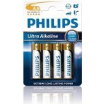 Philips Ultra Alkaline AA 4ks LR6E4B/10 – Zboží Mobilmania