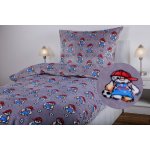 Škodák Hebké povlečení z mikroplyše flanel fleece malý fotbalista přikrývka 150x240 – Hledejceny.cz