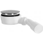 PLAST BRNO Sifon vaničkový 90 extra nízký, koleno 45° Ø 40/50, plast/ inox – Sleviste.cz