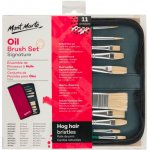Mont Marte Sada olejových štětců Mont Marte v pouzdře - 10 ks - BMHS-0031 – Zboží Dáma