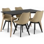 Textilomanie stůl Adria + židle Bali Mark 1 + 4 – Hledejceny.cz