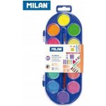 Milan vodové barvy 12 barev 30mm 449416 – Zboží Dáma