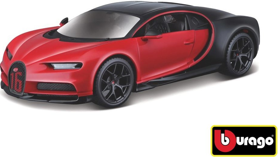 Maisto Bugatti Chiron Sport červená 1:24