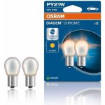 Chrom PY21W BAU15s 12V 21W 2 ks 7507DC-02B