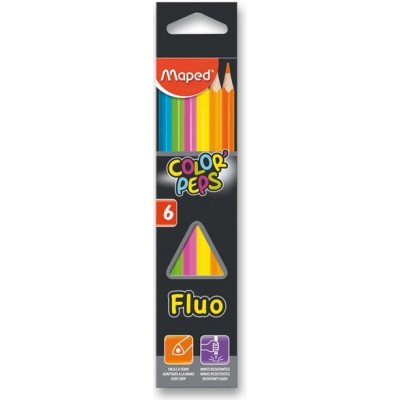 Maped 832003 Color'Peps Fluo 6 ks – Zboží Živě