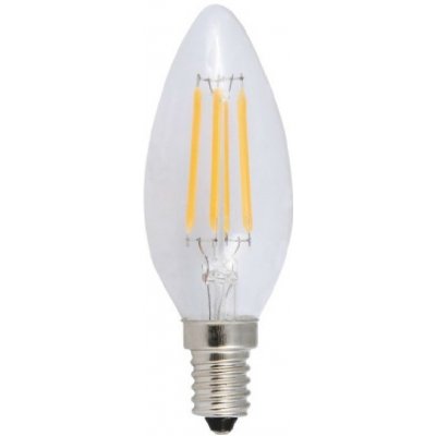 Diolamp LED Filament Candle žárovka čirá C35 7W/230V/E14/6500K/900Lm/360° – Hledejceny.cz