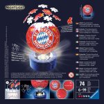 Ravensburger 3D puzzleball svítící FC Bayern Mnichov 72 ks – Zboží Dáma
