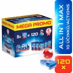 Calgonit Finish mega box Al lin1 Max tablety do myčky 120 ks – HobbyKompas.cz