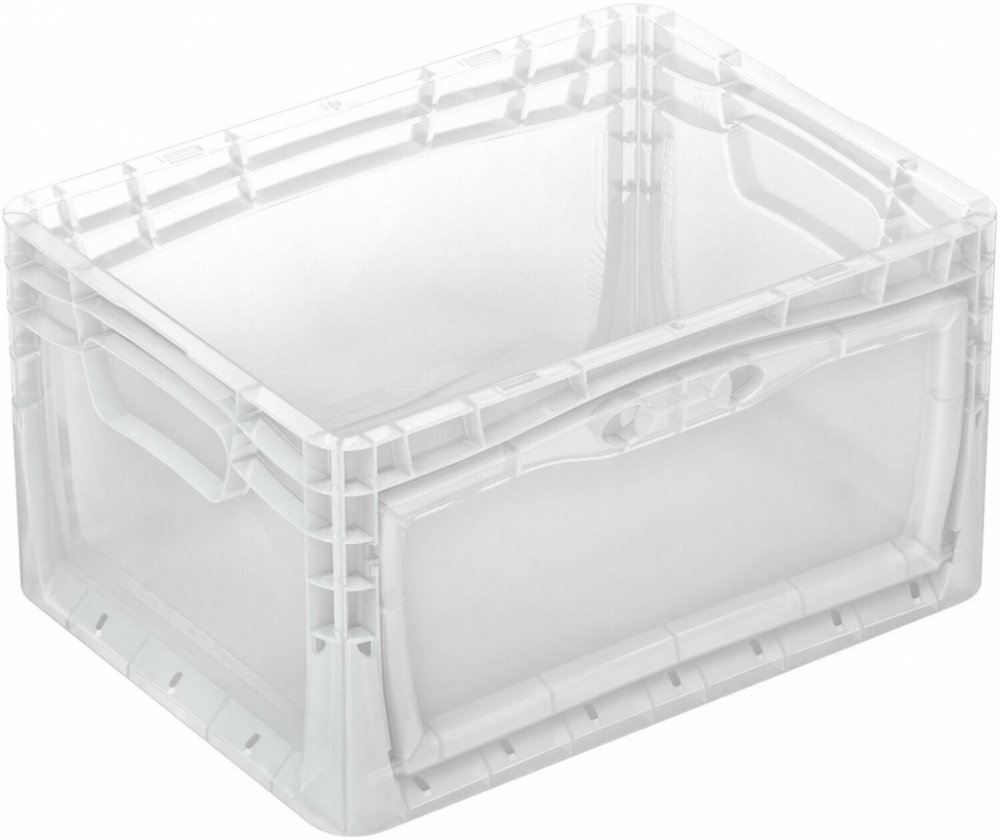 OBI Eurobox systém Tauro box Flap Side 40 x 30 x 22 cm transparentní  4322VK-000 | Srovnanicen.cz