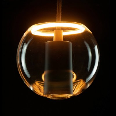 Segula LED floating globe 125 E27 8W čirá inside 55004 – Hledejceny.cz