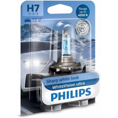 Philips WhiteVision Ultra 12972WVUB1 H7 PX26d 12V 55W
