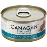 Canagan Cat tuňák a mušle 75 g – Hledejceny.cz