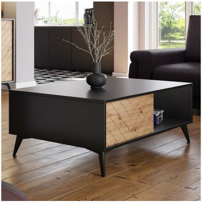 Mirjan 24 MJ0012 DIAMOND 40 x 104 cm černá / dub evoke – Zboží Dáma