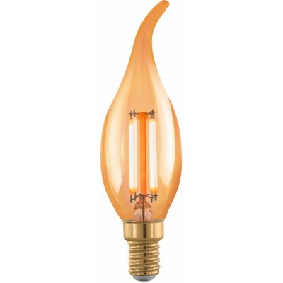Eglo LED žárovka E14 CF35, 4 W 300 Lm 1700 K, jantarová – Hledejceny.cz