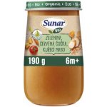 Sunar BIO zelenina červená čočka kuřecí maso olivový olej 190 g – Zboží Mobilmania
