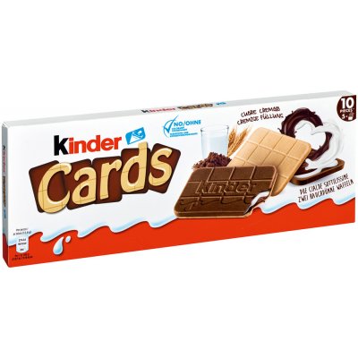 Ferrero Kinder Cards 128 g – Zbozi.Blesk.cz