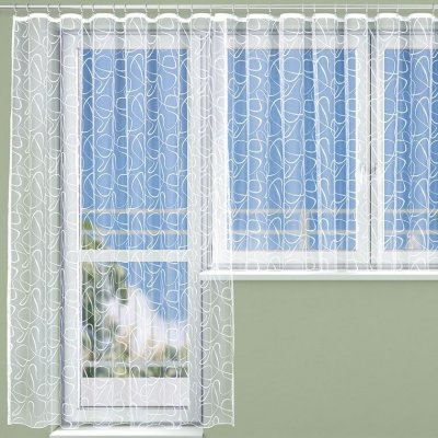 Žakárová záclona Tylex ZOE balkonové dveře 250 x 200 cm – Hledejceny.cz