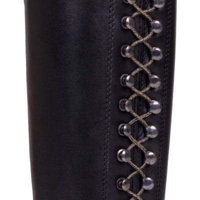 QHP elastické glitter pár black/gold – Zboží Mobilmania