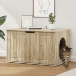 VidaXL Kočičí dům Sonoma 85 x 55 x 50,5 cm – Hledejceny.cz