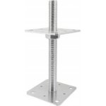 Domax PSR 80 Patka sloupku stavitelná šroubem 80x250 fi 20 – Sleviste.cz