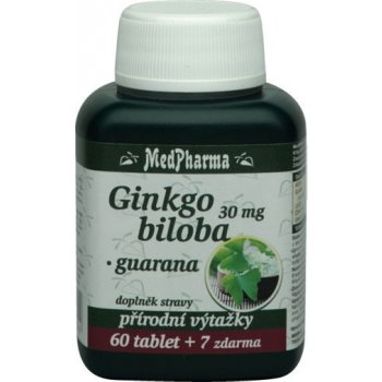 MedPharma Ginkgo biloba guarana 37 kapslí