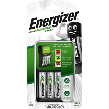 Energizer Maxi Charger + 4x AA 2000mAh NiMH EN006