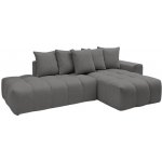 Bobochic Paris Tmavě šedá rohová pohovka Mont-Blanc 313 cm, pravá – Zbozi.Blesk.cz