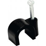 METRODIS kabelová příchytka+hřeb 830.30/3-4 3-4mm černá blistr-30ks – Hledejceny.cz