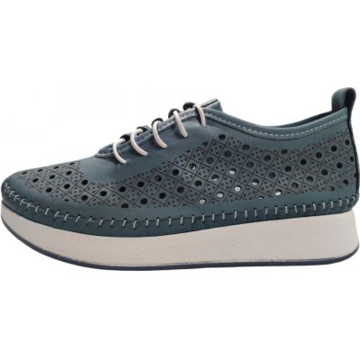 AZA perforované polobotky Urban Ladies 23005 Blue – Zbozi.Blesk.cz