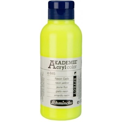 Schmincke Akademie akrylová barva 845 neon yellow 250 ml – Zboží Dáma