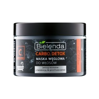 Bielenda Carbo Detox maska na vlasy s aktivním uhlím 300 ml