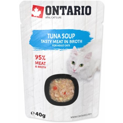 Ontario Cat Soup Tuna with vegetables 40 g – Hledejceny.cz