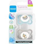 Mam šidítko Supreme silikon modrá + šedá – Zboží Dáma