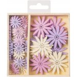 Knorr Prandell Květiny - dřevěné barevné dekorace 54 ks – Hledejceny.cz