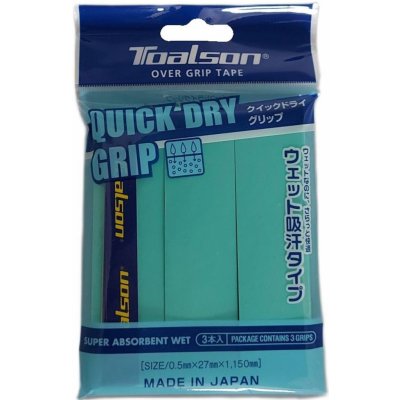 Toalson Quick Dry Over Grip 3 ks green – Zboží Dáma