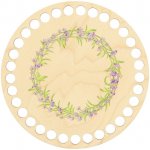 Natana kulaté dno levandule věnec 15 cm – Zboží Dáma