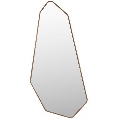 Dutchbone Hnědé dřevěné závěsné zrcadlo Basil 90 x 39,5 cm – Hledejceny.cz