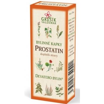 Grešík bylinky na prostatu kapky Prostatin 35% líh 50 ml