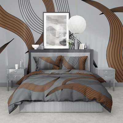 Stanex povlečení krep gold ribbon 140x200 70x90 – Zboží Dáma