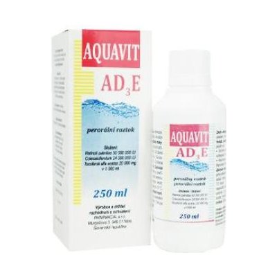 Pharmagal Aquavit AD3E sol vitaminový přípravek pro zvířata 250 ml – Zboží Mobilmania