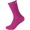 [sn] super.natural Merino ponožky All Day 2-pack fuchsia red/Illuminating