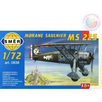 Směr model letadla Morane Saulnier MS 225 9 2x15 4 cm v krabici 25x14 5x4 5 cm 1:72