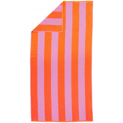 Crivit Plážová osuška 90 x 180 cm oranžová růžová – Zboží Dáma