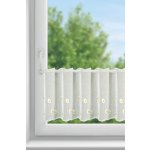 EUROFIRANY KRÁTKÁ ZÁCLONA NA POUTKÁCH BELLIS 150X40 CM KVĚTY – Hledejceny.cz