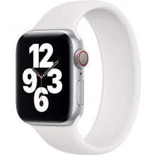 Crested Navlékací silikonový řemínek pro Apple Watch 38, 40 a 41 mm bílý Velikost: L - Obvod zápěstí 180 mm - 195 mm YACZ1646L